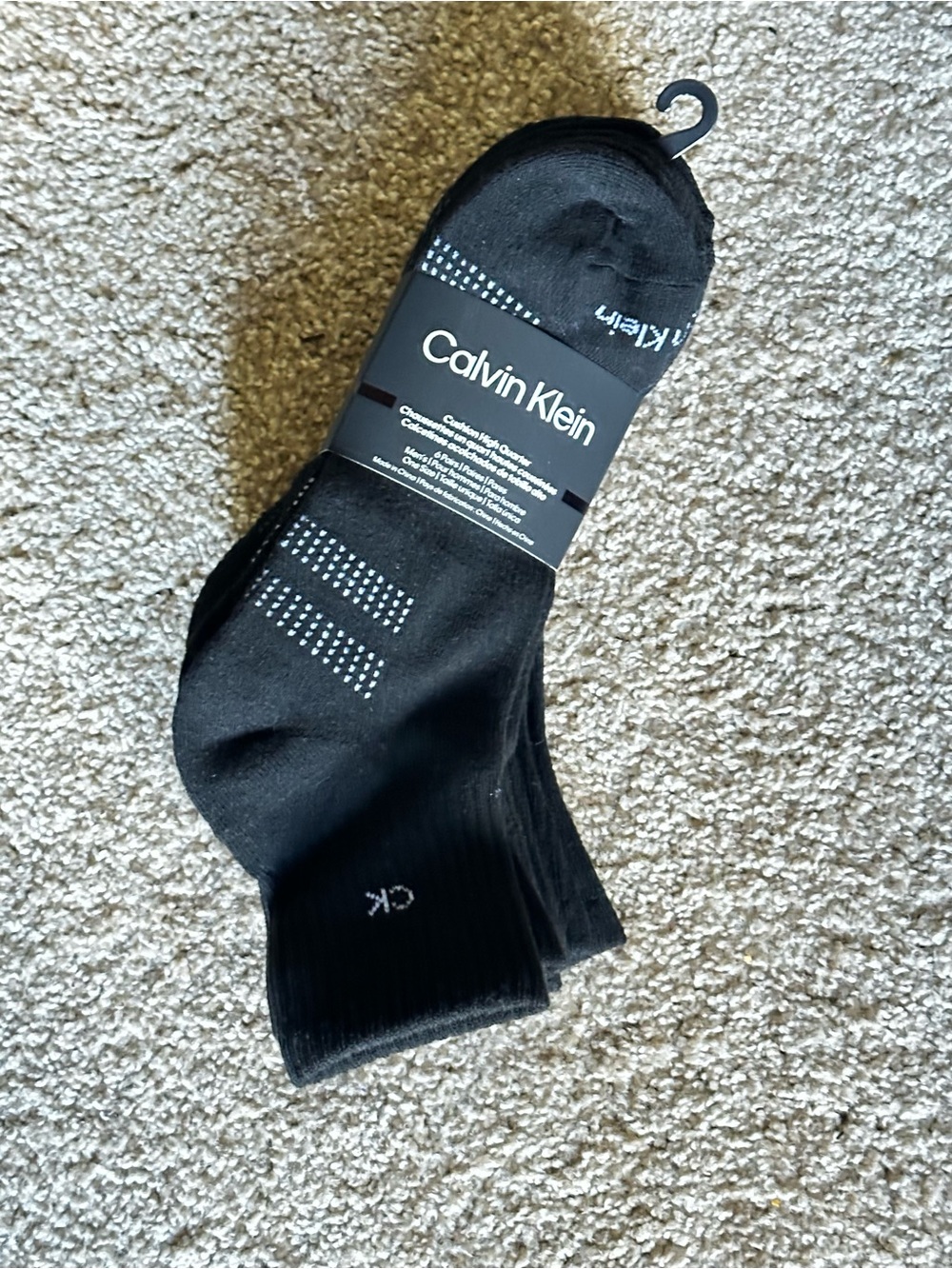 Calvin Klein Men's Black Low-Cut Socks